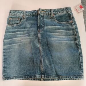 Mossimo Supply Co. Classic Blue Denim Mini Skirt